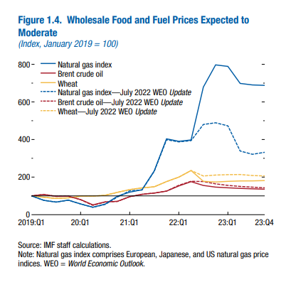 Graf 3 - Ceny palív a potravín by mali zastaviť svoj rast